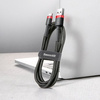 Baseus Cafule kabel USB-C TYP-C 3A QC 3.0  wzmocniony 1m czarny
