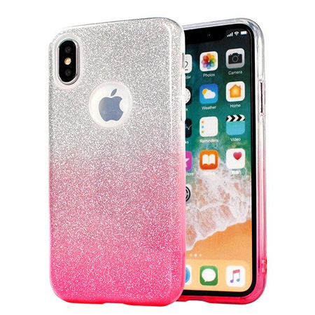 Etui brokatowe Blink do HUAWEI Y5 2019 różowy