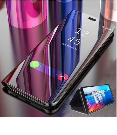 Etui Clear View Cover do Samsung Galaxy A10 A105 granatowy