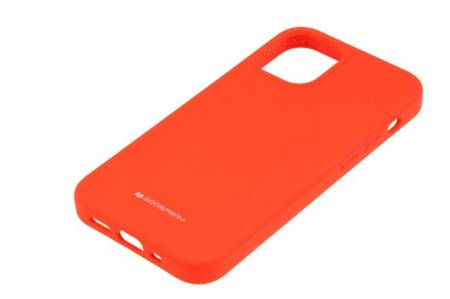Etui Mercury Goospery Silicone do Apple iPhone 12 Mini czerwony