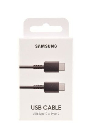 Oryginalny kabel USB Samsung USB Typ C Typ C czarny